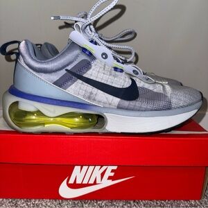 Nike Air Max with Gray and Lime Accents